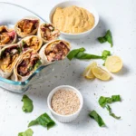 Gluten Free Organic Chicken Hummus Wrap