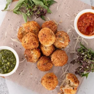 Arancini Parmesan and Mozzarella