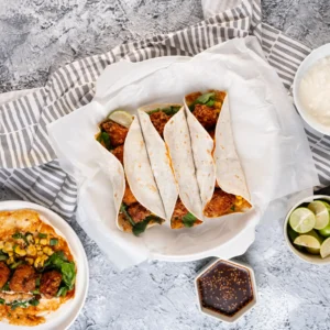 Korean Fried Chicken Tacos